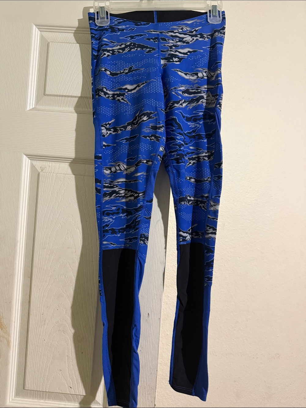 Reebok Blue Camo Performance Leggings